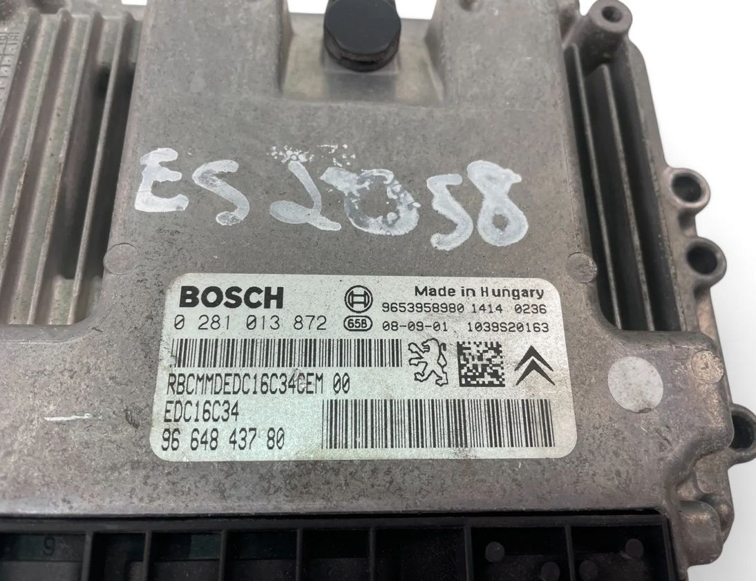 PEUGEOT 207 1 generation (2006-2009) Блок управления двигателем 9664843780,0281013872 29041933