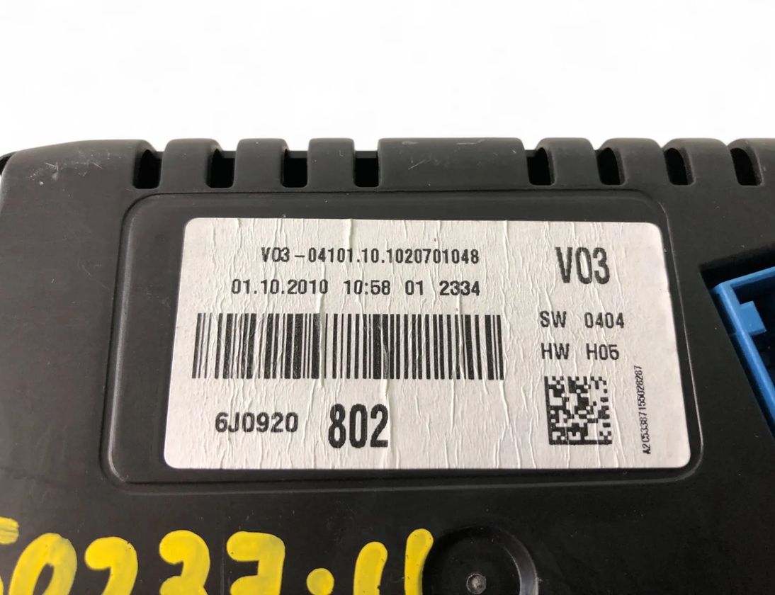 SEAT Ibiza 4 generation (2008-2017) Спидометр 6J0920802 30400653