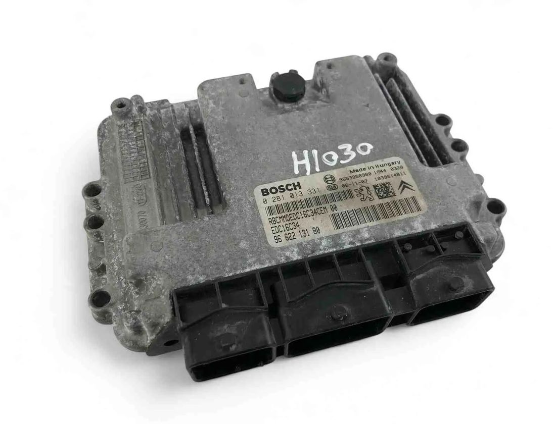 PEUGEOT 307 1 generation (2001-2008) Engine Control Unit ECU 9662213180,0281013331 32395209