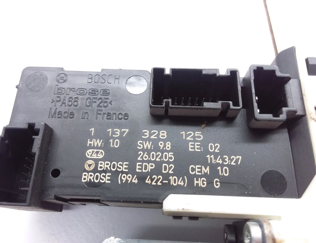 PEUGEOT 407 1 generation (2004-2010) Front Left Door Window Regulator 9646594580,1137328125,9644893580 22913089