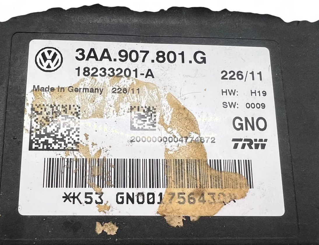 VOLKSWAGEN Passat B7 (2010-2015) Vadības bloks 3AA907801G 30814445