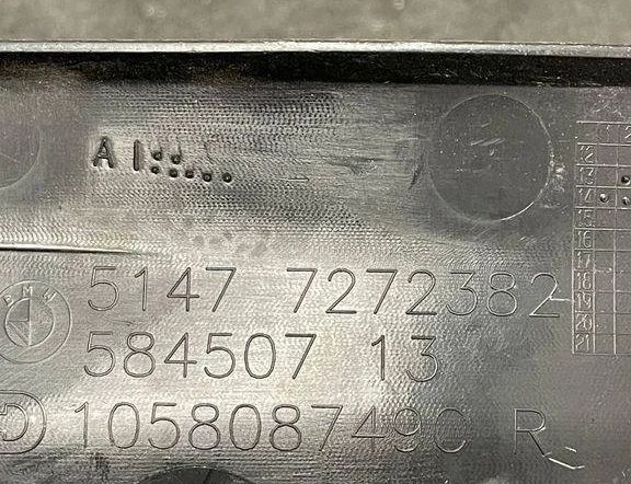 BMW i3 I01 (2013-2024) Rear Right Sill Trim 58450713,7272382 32189052