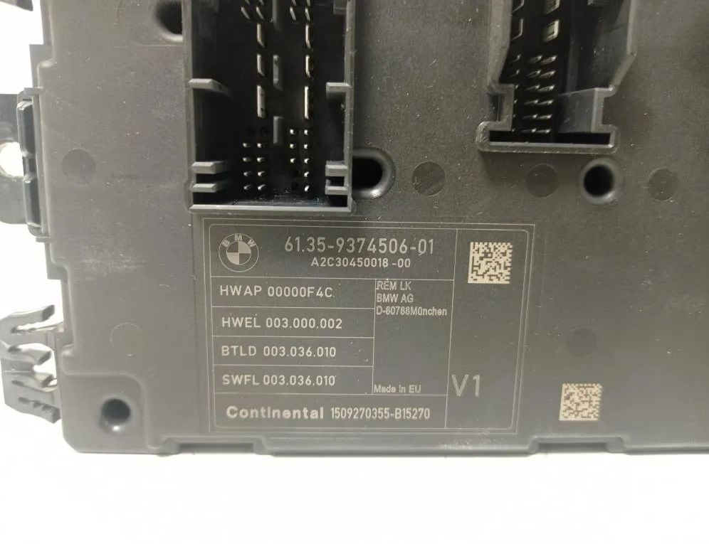 BMW 1 Series F20/F21 (2011-2020) Comfort Control Unit 9374506 29533566