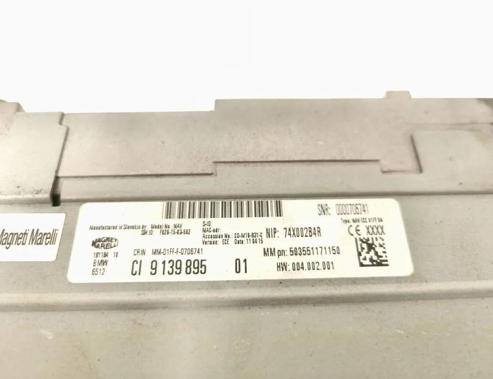 BMW 3 Series F30/F31 (2011-2020) Mūzikas atskaņotājs ar Navigāciju / GPS 9139895,9292247,9286699 30325585