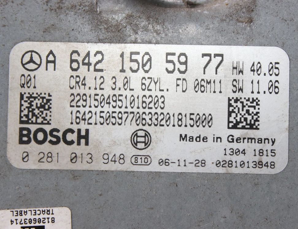MERCEDES-BENZ GL-Class X164 (2006-2012) Motora vadības bloks A6421505977,0281013948 26265190