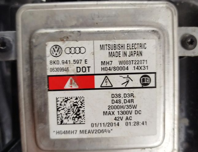 VOLKSWAGEN Passat CC 1 generation (2008-2017) Фара передняя левая 3c8941751q,8k0941597e,4g0907697j 27226826