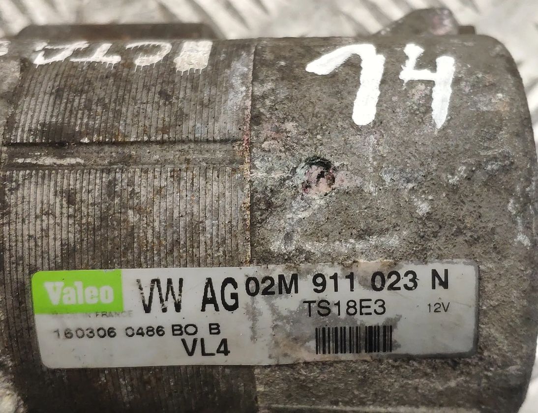 SKODA Octavia 2 generation (2004-2013) Starter Motor 02M911023N 14538996