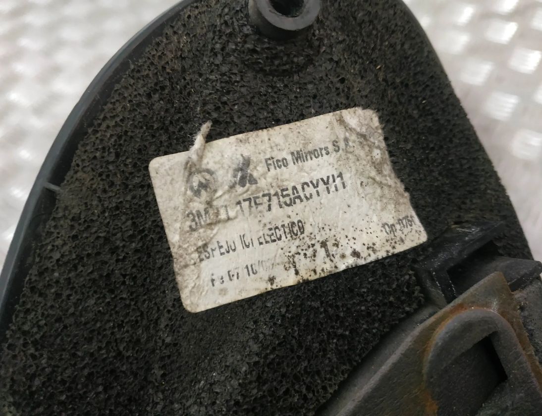 MAZDA 2 1 generation (2003-2007) Priekšējais kreisais durvju spogulis E9014202,3M7117E715AC 17515945