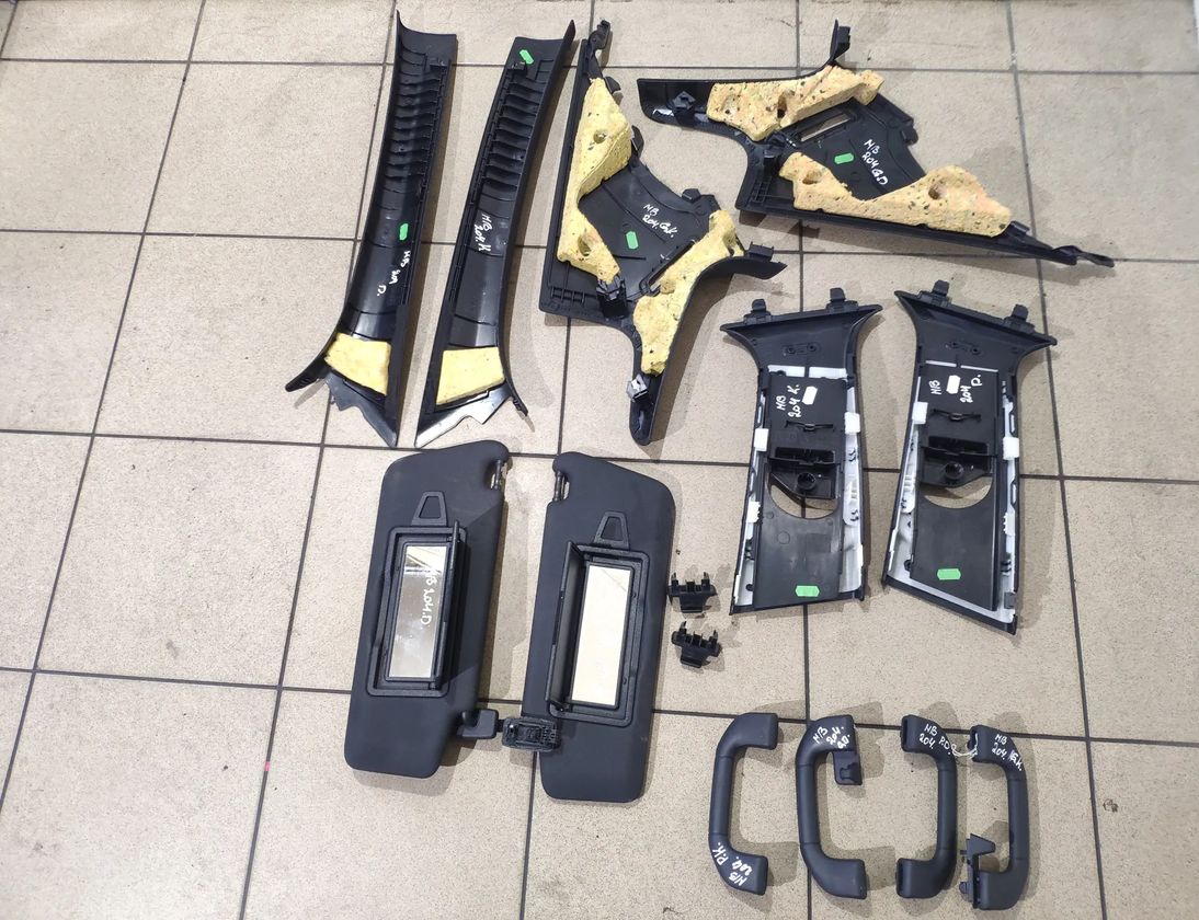 MERCEDES-BENZ C-Class W204/S204/C204 (2004-2015) Black Roof Liner Set 17707939