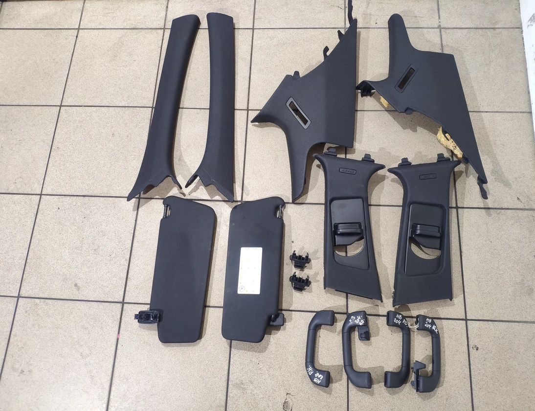 MERCEDES-BENZ C-Class W204/S204/C204 (2004-2015) Black Roof Liner Set 17707939