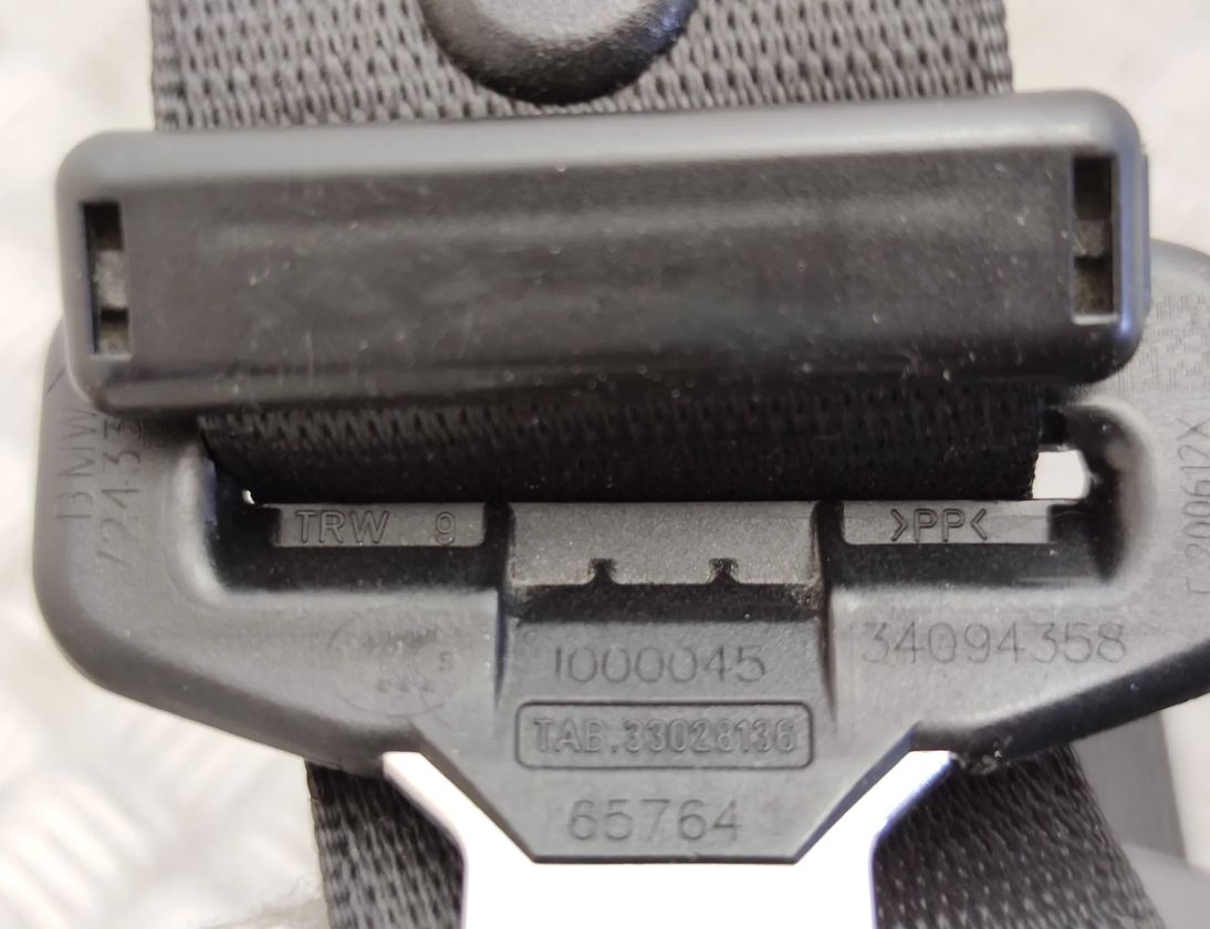 BMW 3 Series F30/F31 (2011-2020) Front Right Seatbelt 7243308,34078319C,S2724330802,34094358 17911632