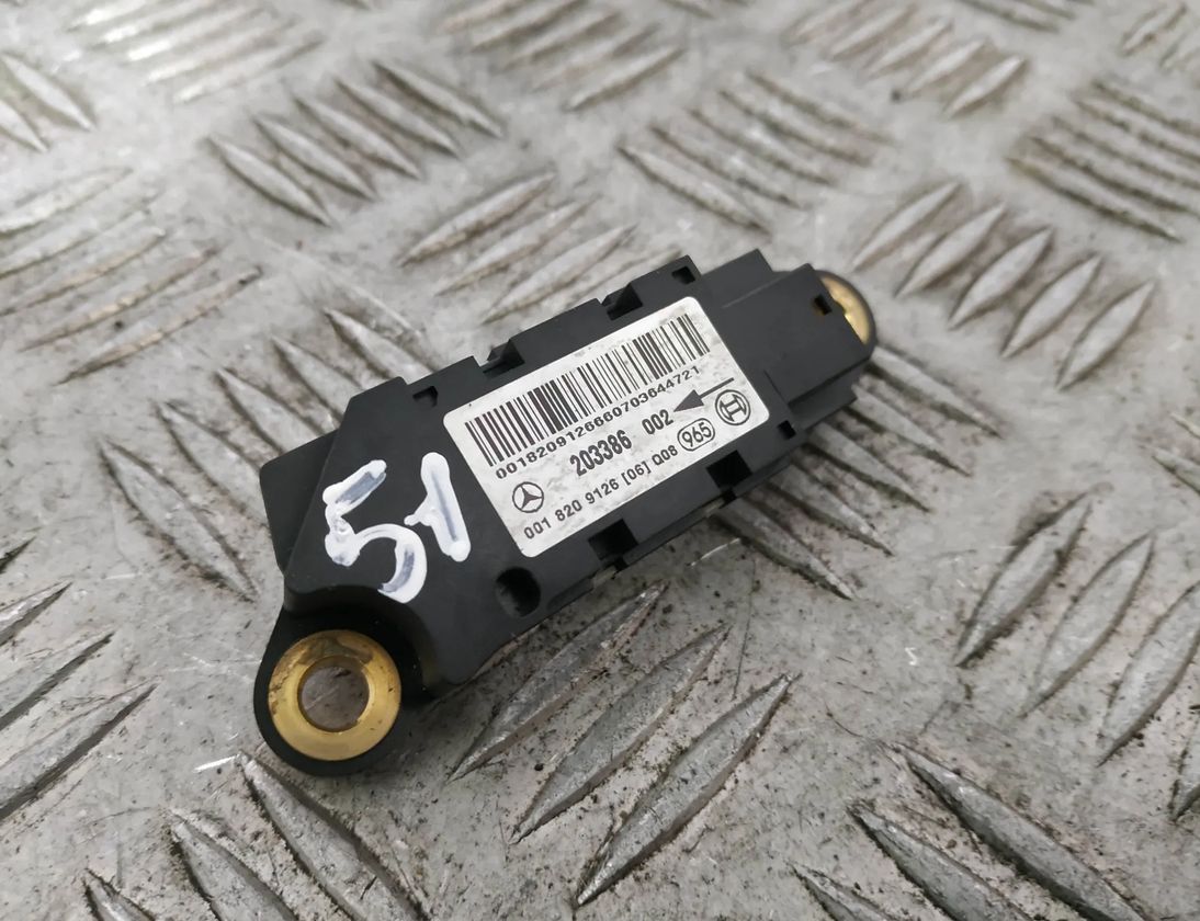 MERCEDES-BENZ E-Class W211/S211 (2002-2009) ДАТЧИК УДАРА НАДУВНЫХ ПОДУШЕК 0018209126 20134437