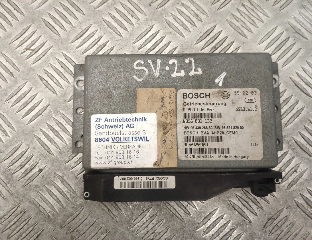 CITROËN C5 1 generation (2001-2008) Gearbox Control Unit 9643926680 20711184