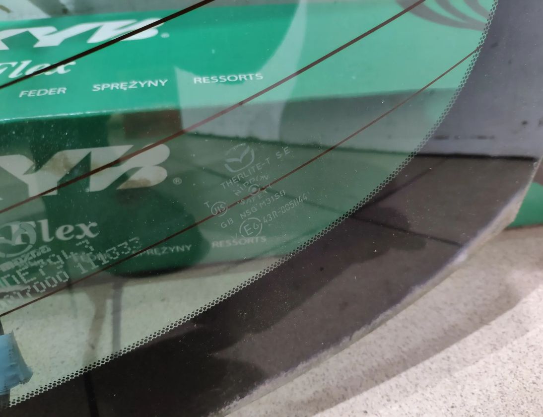 MAZDA 6 GJ (2012-2024) Aizmugurējais stikls 43R-005844 22104555