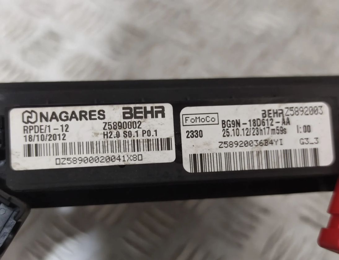 VOLVO S60 2 generation (2010-2020) Electric Cabin Heater Radiator BG9N-18D612-AA,Z5890002 22581488