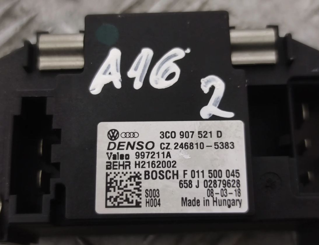 VOLKSWAGEN Jetta 5 generation (2005-2011) Interior Heater Resistor 3C0907521D 22830694