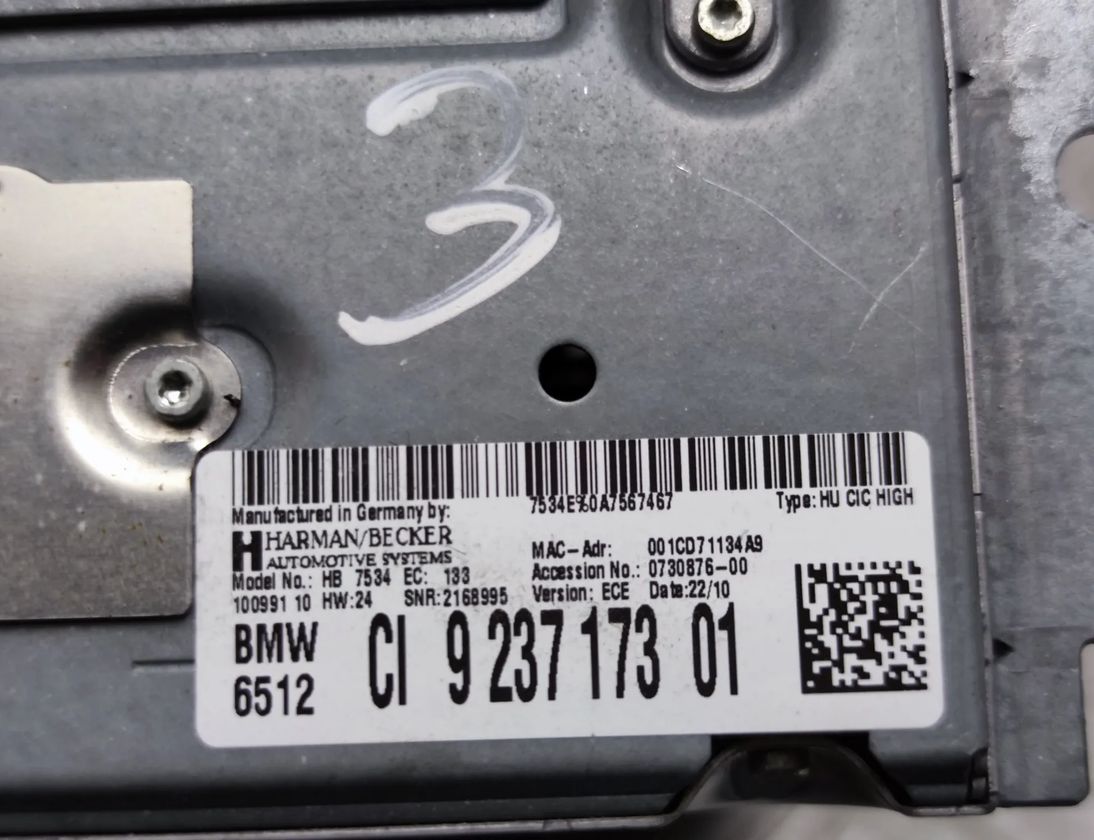 BMW 7 Series F01/F02 (2008-2015) Mūzikas atskaņotājs ar Navigāciju / GPS 9237173 27818892