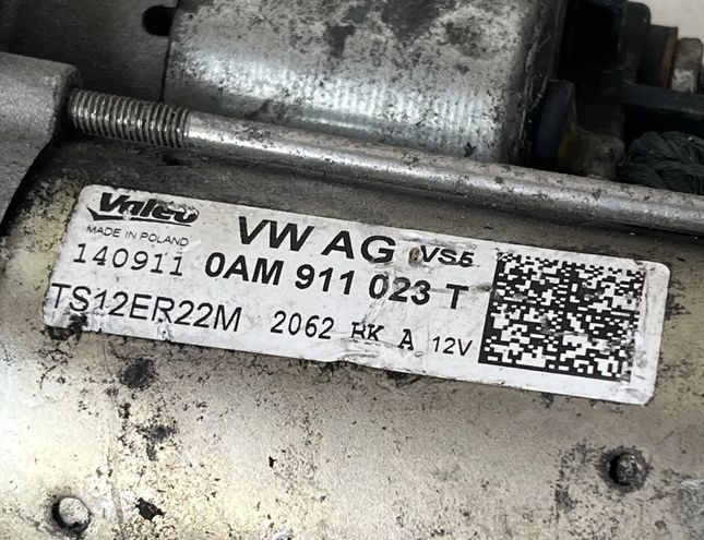 VOLKSWAGEN Polo 5 generation (2009-2017) Starter Motor 0AM911023T,TS12ER22M 23561474