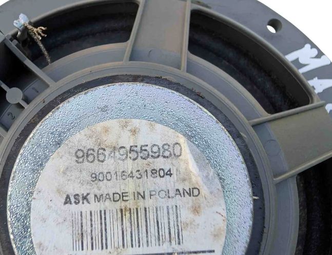 CITROËN C5 2 generation (2008-2017) Front Left Door Loudspeaker 9664955980 32587988