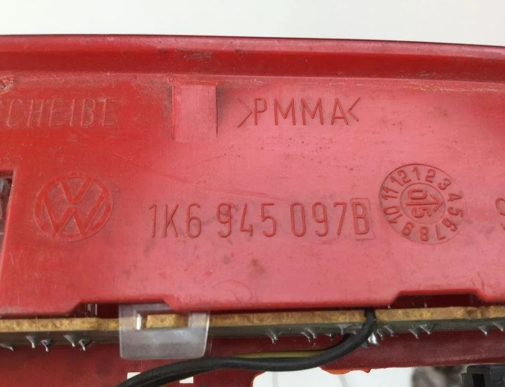 VOLKSWAGEN Golf Plus 2 generation (2009-2014) Rear cover light 1K6945097B 31243317