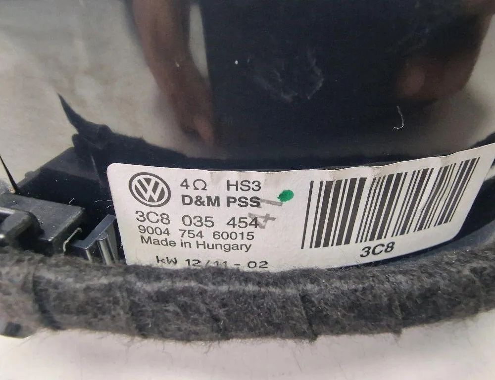 VOLKSWAGEN Passat B7 (2010-2015) Priekšējo kreiso durvju skaļrunis 3C8035454 31247190