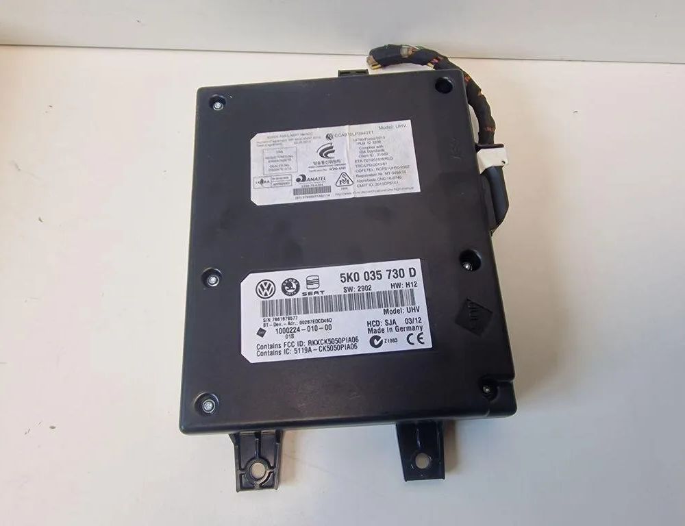 VOLKSWAGEN Passat B7 (2010-2015) Блок управления Bluetooth 5K0035730D 31248400