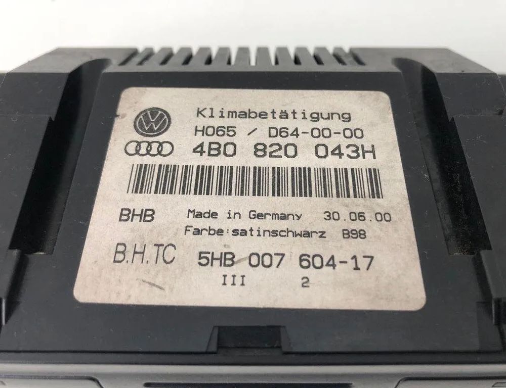 AUDI A6 C8/4K (2018-2024) Other Control Units 4B0820043H 31271480