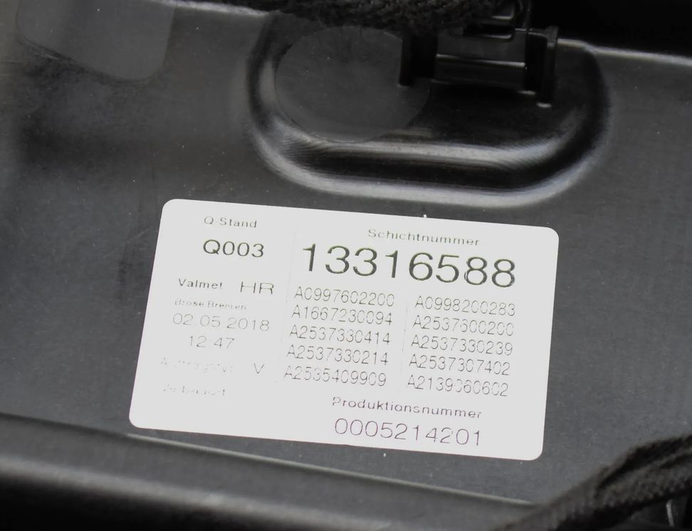 MERCEDES-BENZ GLC X253 (2015-2024) Rear Right Door Window Regulator A0997602200,A1667230094,A2537330414 13796820