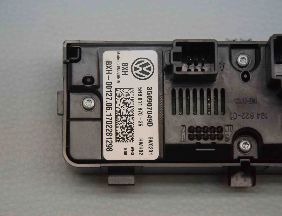 VOLKSWAGEN Golf 8 generation (2019-2023) Climate  Control Unit 3G0907049D 32398934