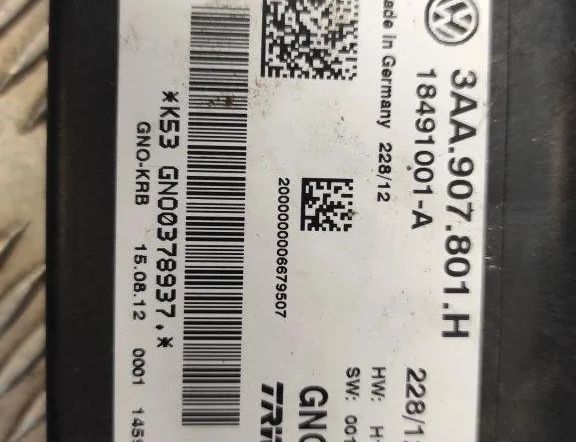 VOLKSWAGEN Tiguan 1 generation (2007-2017) Handbrake Control Unit 18491001A,3AA907801H 31572604