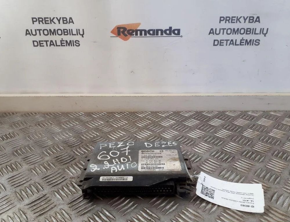 PEUGEOT 607 1 generation (2000-2008) Pārnesumkārbas vadības bloks 0260002767 31592827