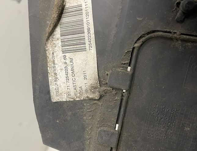 BMW X5 E70 (2006-2013) Front Left Inner Arch Liner 7234831,51717234831 22150806