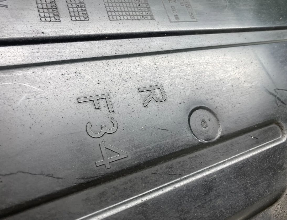 BMW 3 Series Gran Turismo F34 (2013-2017) Right Side Underbody Cover 7276298,51717276298 26824837