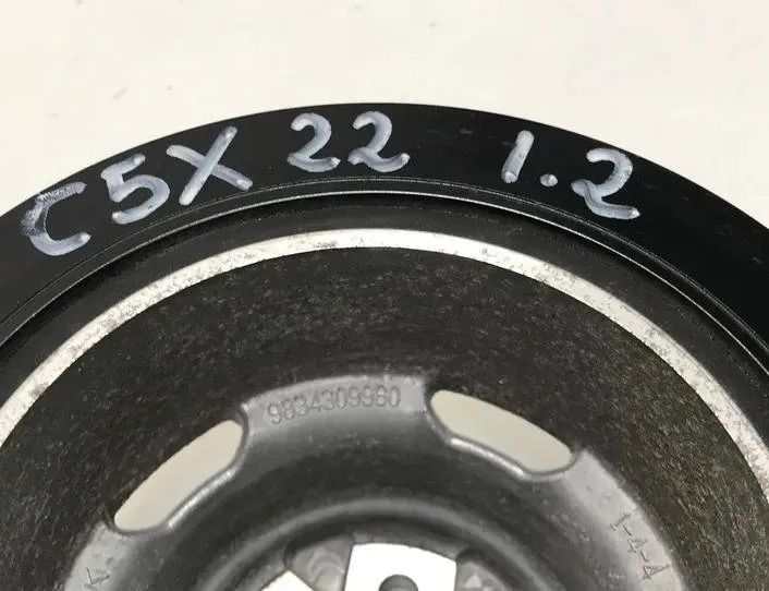 CITROËN C5 1 generation (2001-2008) Crankshaft Pulley 9834309980 24283824