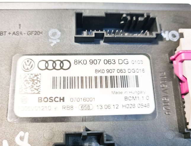 AUDI A4 B8/8K (2011-2016) Komforta vadības bloks 8K0907063DG 12097908