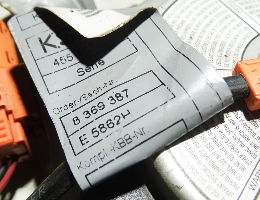 BMW 7 Series E38 (1994-2001) Front Left Door Airbag SRS 8369387 17330243