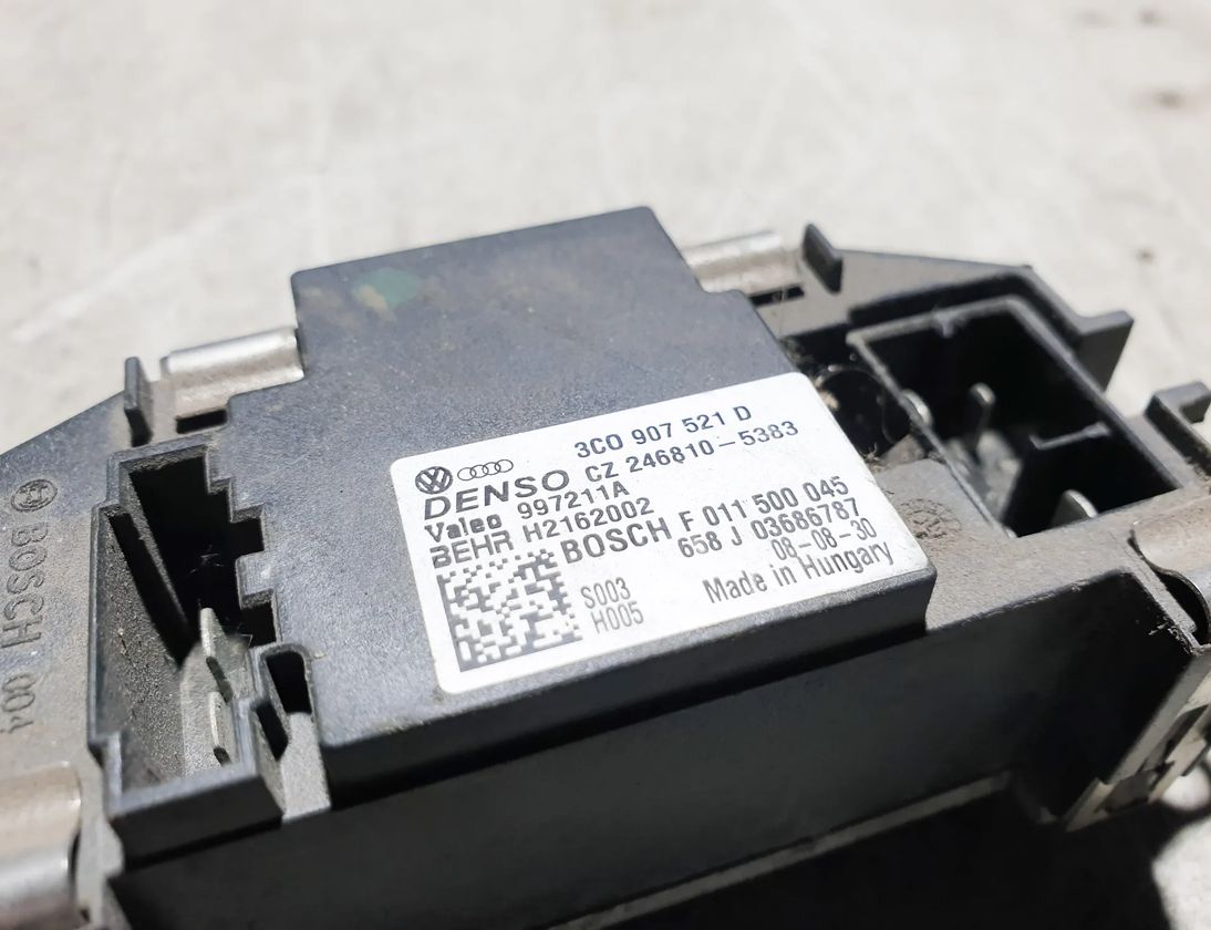 VOLKSWAGEN Scirocco 3 generation (2008-2020) Interior Heater Resistor 3C0907521D 17660920