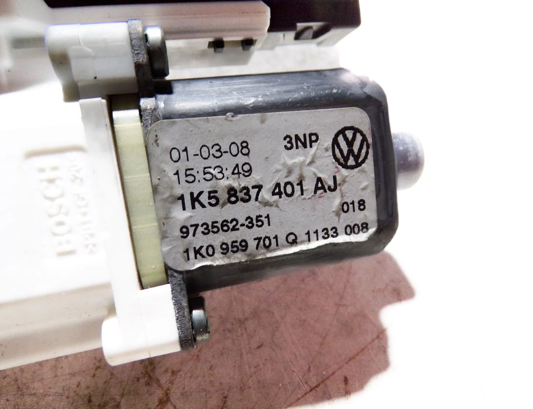 VOLKSWAGEN Golf 5 generation (2003-2009) Front Left Door Window Regulator Motor 1K0959793M,1K5837401AJ 18329458