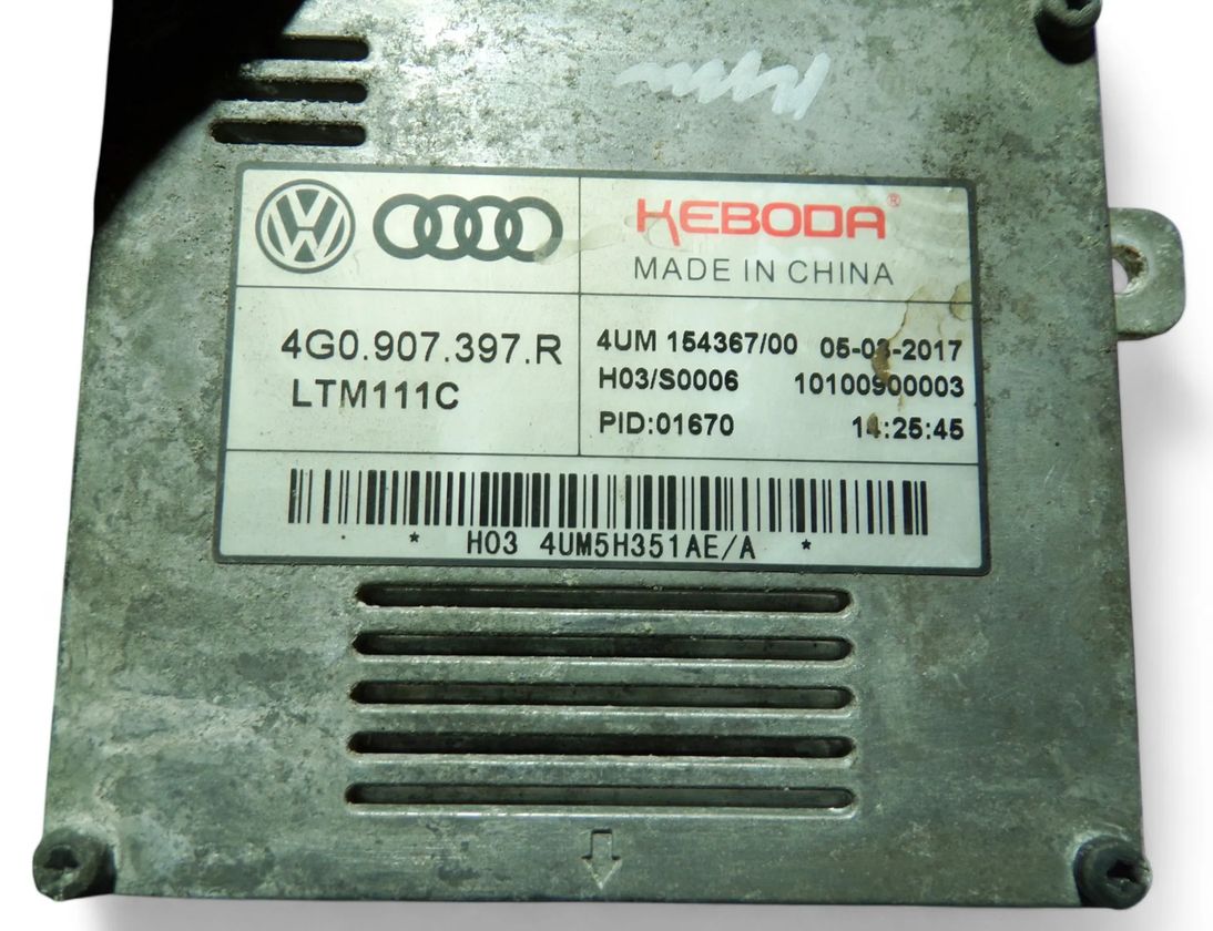 VOLKSWAGEN Touareg 2 generation (2010-2018) Блок розжига ксенона 4G0907397R 28345976