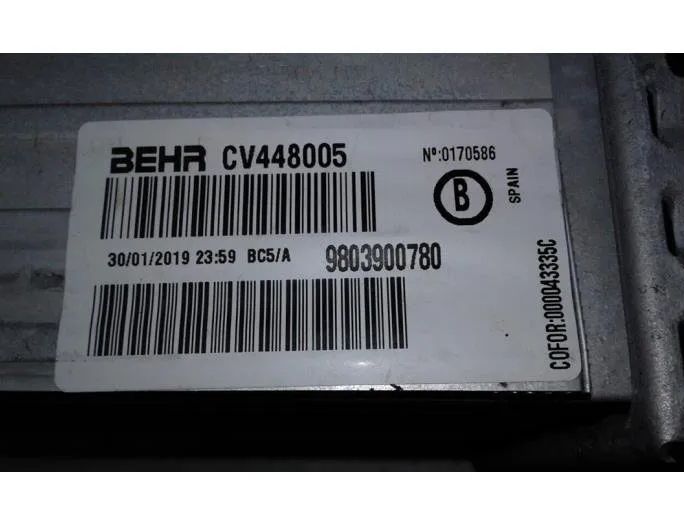 OPEL Starpdzesētāja/interkūlera radiators 9803900780 14599201