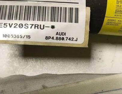 AUDI RS 3 8PA (2011-2012) Labās puses jumta gaisa spilvens 8P4880742J,5V20S7R0 21200475