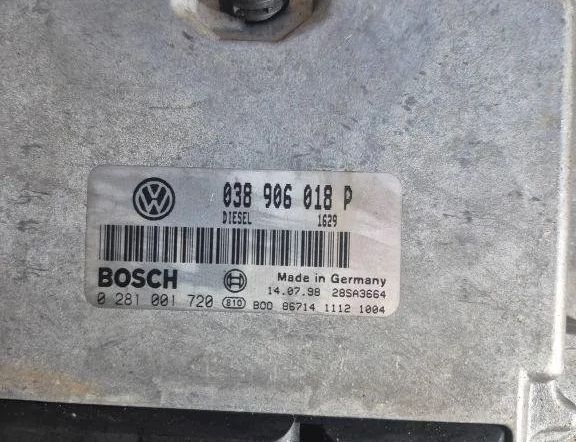 VOLKSWAGEN Passat B5 (1996-2005) Блок управления двигателем 0281001720,038906018P 31508716