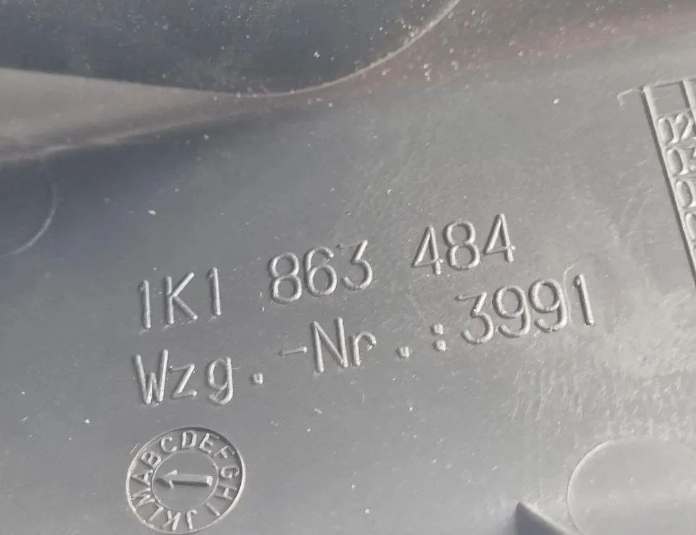 VOLKSWAGEN Golf 8 generation (2019-2023) Citas apdares detaļas 1K1863484 31441183