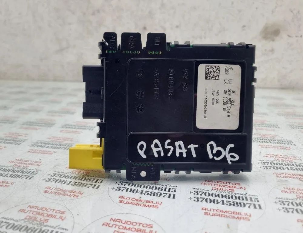 VOLKSWAGEN Passat B6 (2005-2010) Датчик положения руля 3C0953549A 31445026