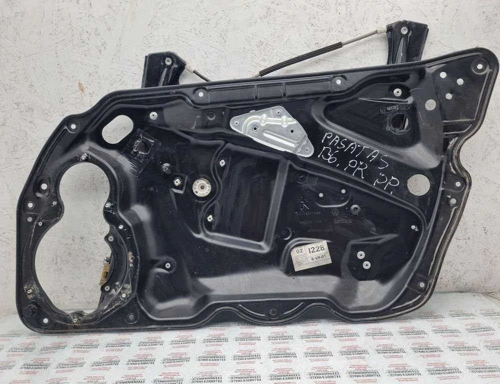 VOLKSWAGEN Passat B6 (2005-2010) Rear Right Door Window Regulator 3C1837756G 31445418