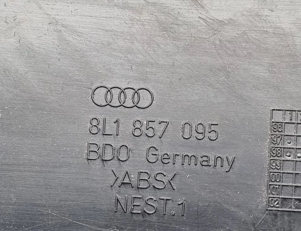 AUDI A3 8L (1996-2003) Cimdu nodalījums 8L1857095 31447897