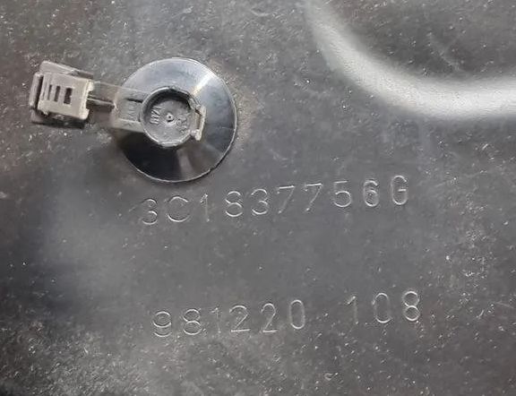 VOLKSWAGEN Passat B6 (2005-2010) Aizmugurējo labo durvju logu pacēlājs 3C1837756G 31453334