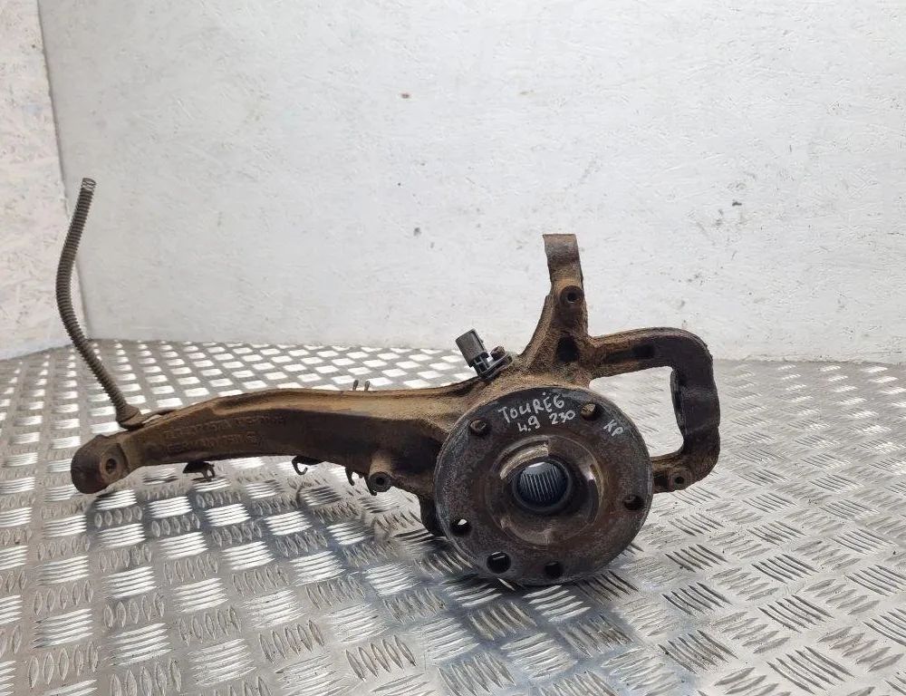 VOLKSWAGEN Touareg 1 generation (2002-2010) Priekšējā kreisā riteņa rumbas vārpsta/stupica 7L0407257A 31455374