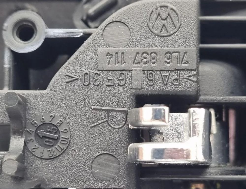 VOLKSWAGEN Touareg 1 generation (2002-2010) Right Rear Internal Opening Handle 7L6837114,7L6853078D 31470916