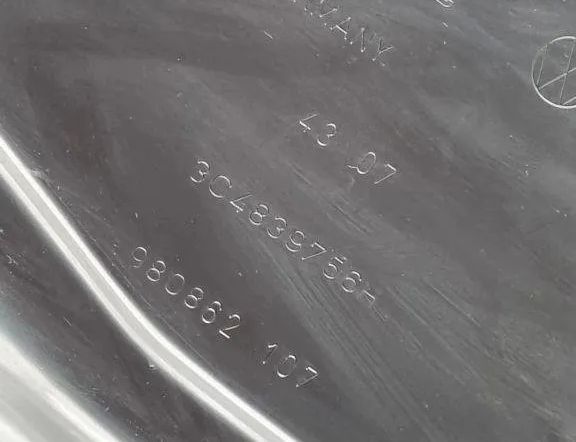 VOLKSWAGEN Passat B6 (2005-2010) Rear Right Door Window Regulator 3C4839756H 31475421